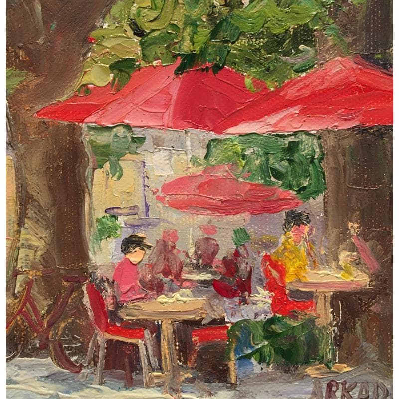 Painting Le cour mirabeau by Arkady | Painting