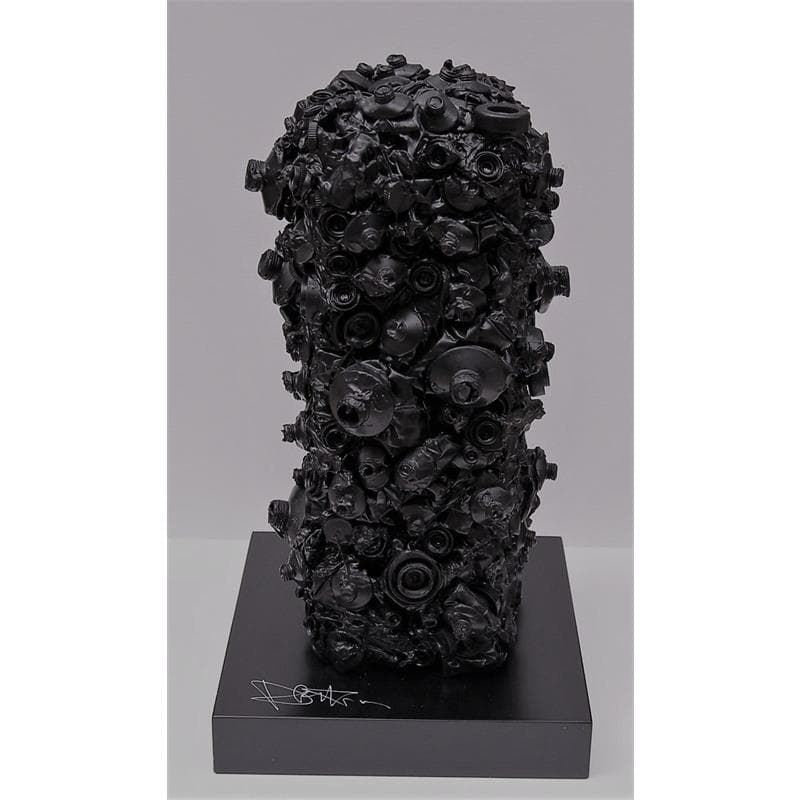 Sculpture Noir Mat by Castan Daniel | Sculpture