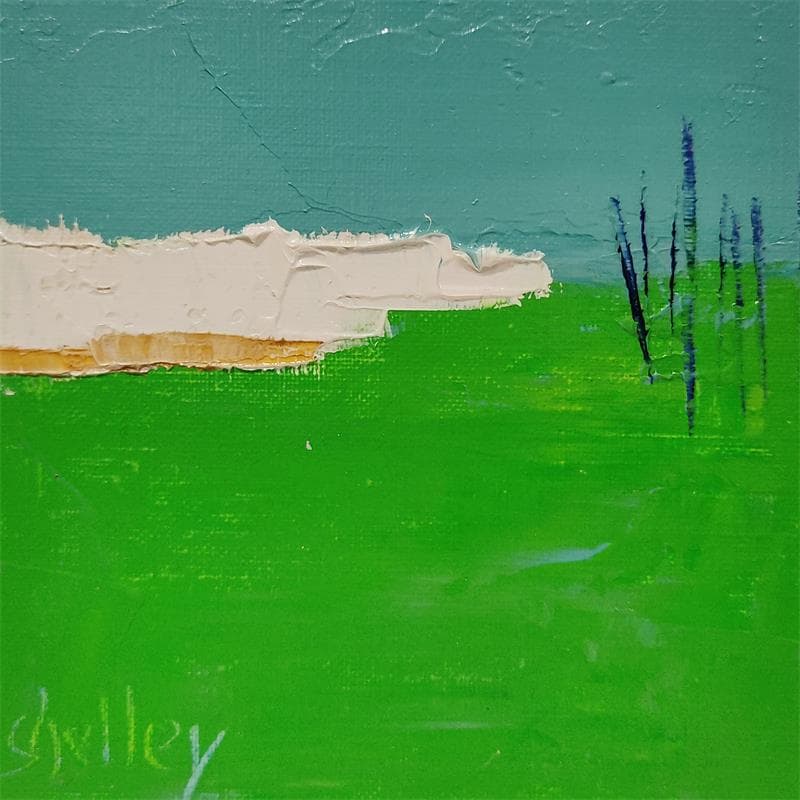Painting Horizon by Shelley | Painting Abstract Oil Landscapes