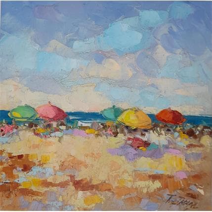 Painting Un dia de playa by Jmara Tatiana | Painting