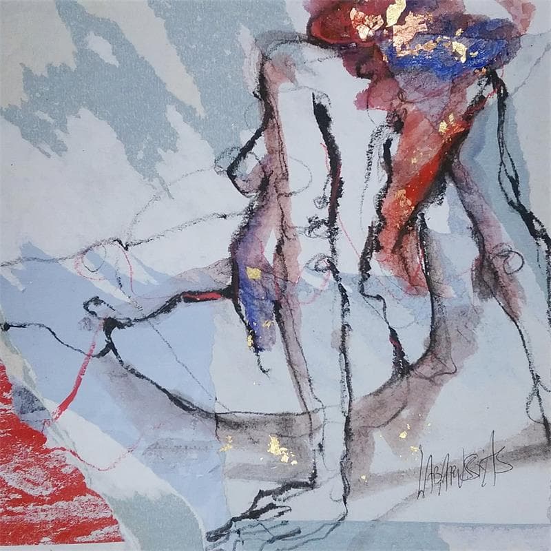 Painting Elvire by Labarussias | Painting Figurative Nude