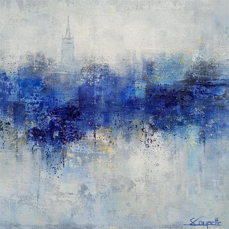 Painting CRYSTAL by Coupette Steffi | Painting Abstract Urban Acrylic