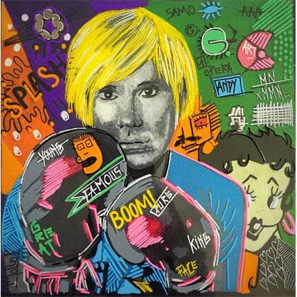 Painting Andy by Molla Nathalie  | Painting  Pop icons