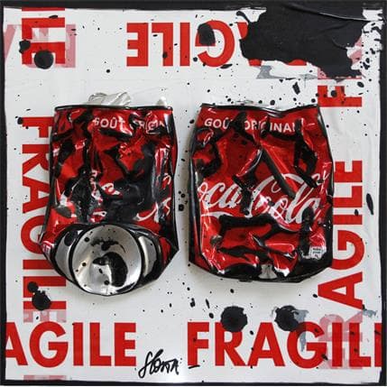 Painting Fragile Coke by Costa Sophie | Painting