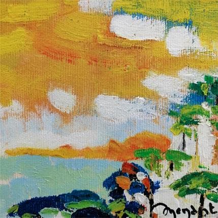 Painting Les pins bleus by Menant Alain | Painting  Acrylic