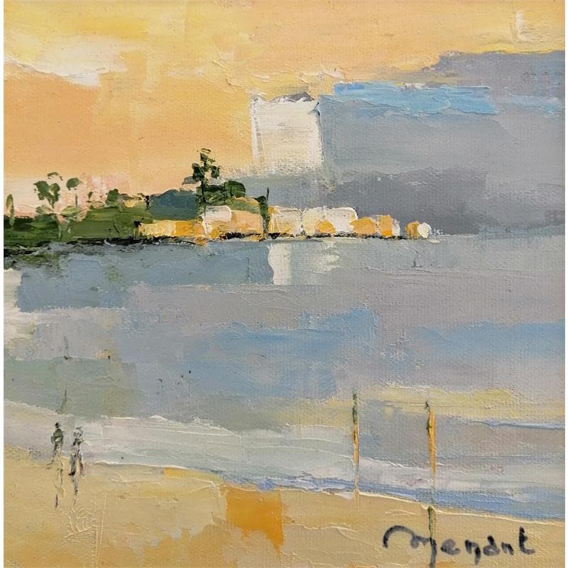Peinture Ile de Ré, marée montante par Menant Alain | Tableau Acrylique