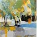 Painting Sous les arbres au parc by Menant Alain | Painting Acrylic
