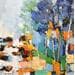 Gemälde Les arbres à la cascade von Menant Alain | Gemälde Acryl