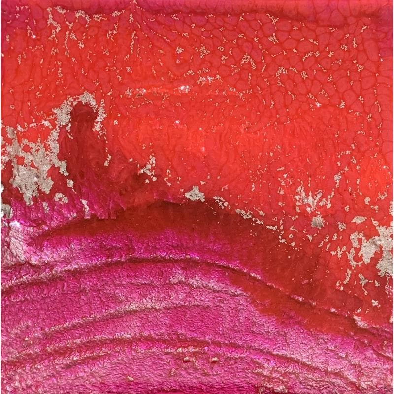 Painting 516 Tourmaline Rose by Depaire Silvia | Painting Abstract Mixed Minimalist