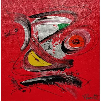Painting Zail by Perrotte | Painting Abstract Acrylic Minimalist, Pop icons