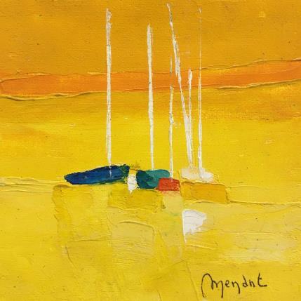 Painting Dans le désert by Menant Alain | Painting Figurative Oil Marine