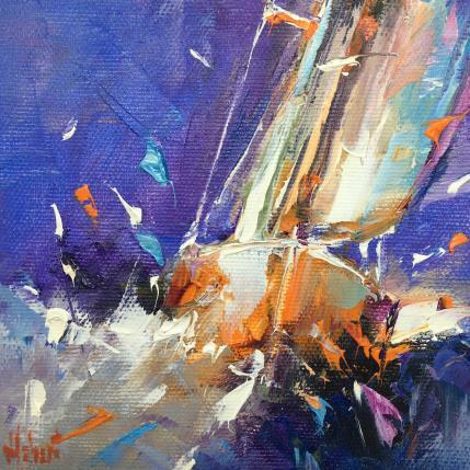 Painting Orage by Hébert Franck | Painting Figurative Oil Marine