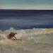 Peinture Surfing 1 par Castignani Sergi | Tableau Figuratif Marine Scènes de vie Huile Acrylique