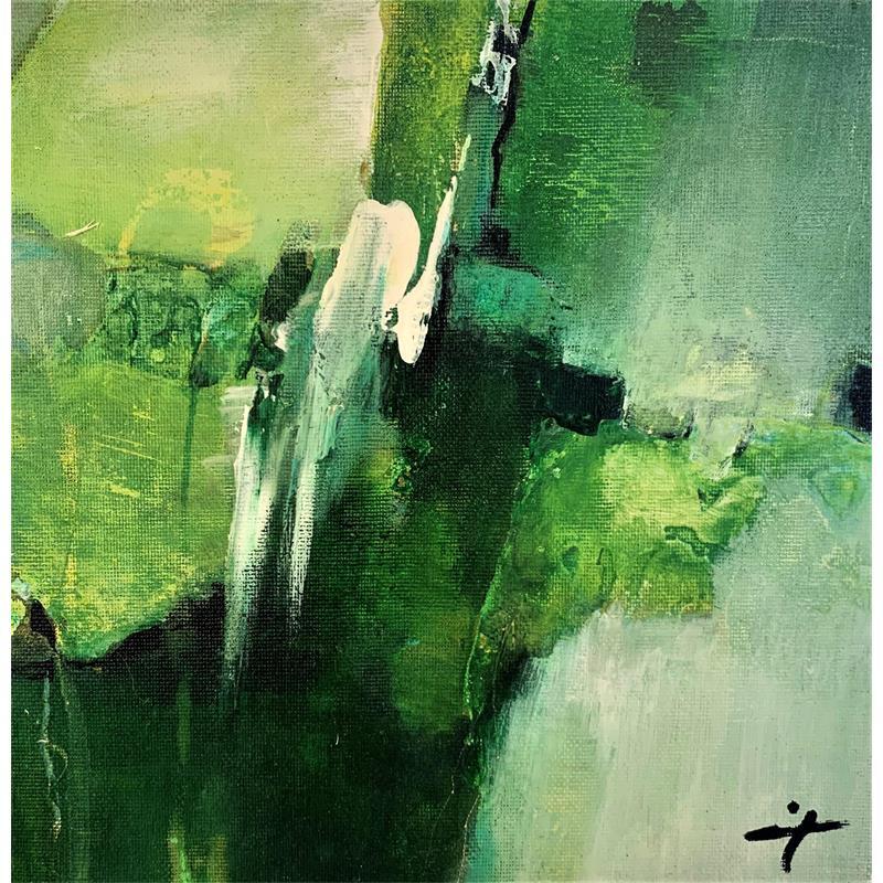 Gemälde Atmosphéra von Teoli Chevieux Carine | Gemälde Acryl