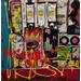 Painting Tribute to Basquiat by Costa Sophie | Painting