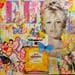 Peinture Pink lady par Novarino Fabien | Tableau Pop-art Icones Pop