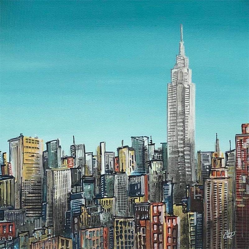 Painting I'm from the Empire state building by Touras Sophie-Kim  | Painting Figurative Urban