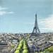 Peinture Au-dessus de Paris par Touras Sophie-Kim  | Tableau