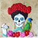 Peinture La mirada de Frida par Geiry | Tableau Mixte Portraits