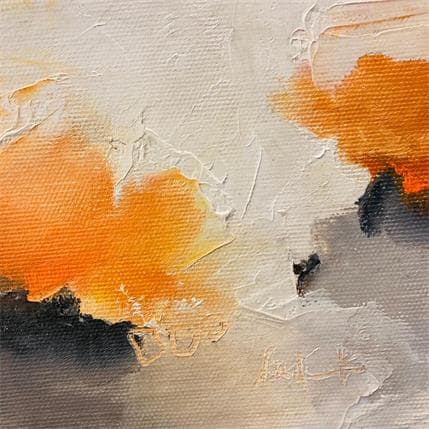 Painting Carresser les jours by Dumontier Nathalie | Painting Abstract Oil Minimalist