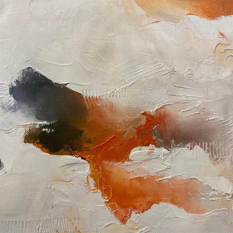 Painting là où tu m'emmèneras by Dumontier Nathalie | Painting Abstract Minimalist Oil