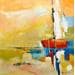Gemälde En rivière von Menant Alain | Gemälde Figurativ Marine Öl Acryl