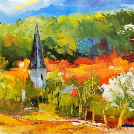 Painting Troyes en Provence ? by Menant Alain | Painting Figurative Acrylic, Oil Landscapes
