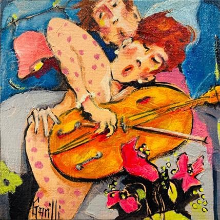 Painting Musical love affairs by Garilli Nicole | Painting