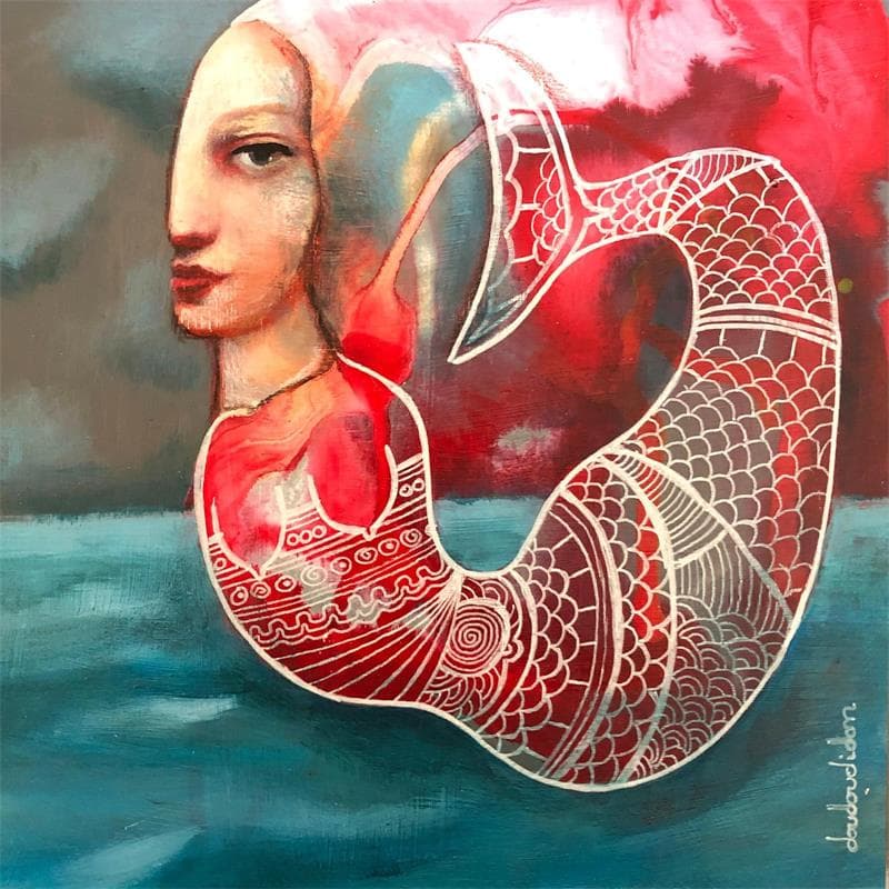 Painting mermaid spirit by Doudoudidon | Painting Raw art Life style, Marine