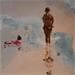 Painting Maman vigie by Sand | Painting Figurative Acrylic Life style