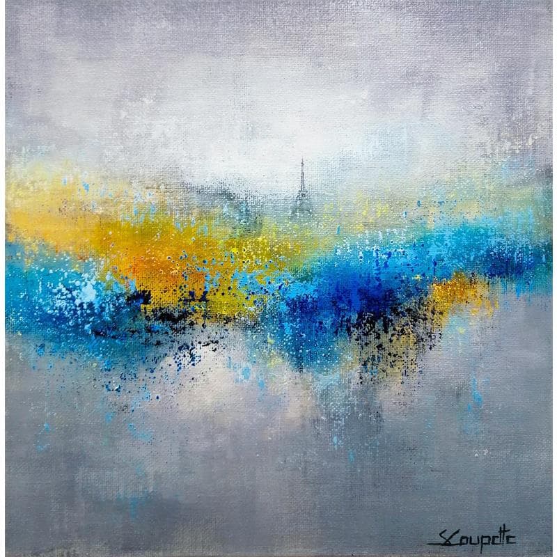 Painting idyllic by Coupette Steffi | Painting Abstract Acrylic Urban