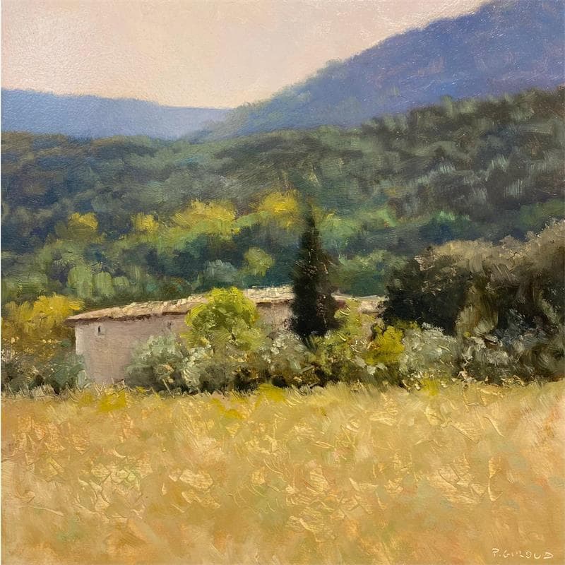 Painting Mas provençal - 2572 by Giroud Pascal | Painting Figurative Oil Landscapes
