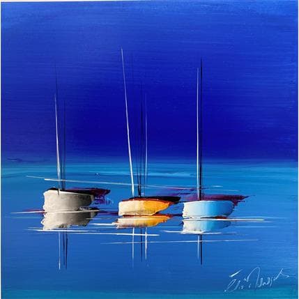 Painting Océanie by Munsch Eric | Painting Abstract Oil Marine
