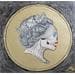 Peinture Queen Elisabeth II par Geiry | Tableau Matiérisme