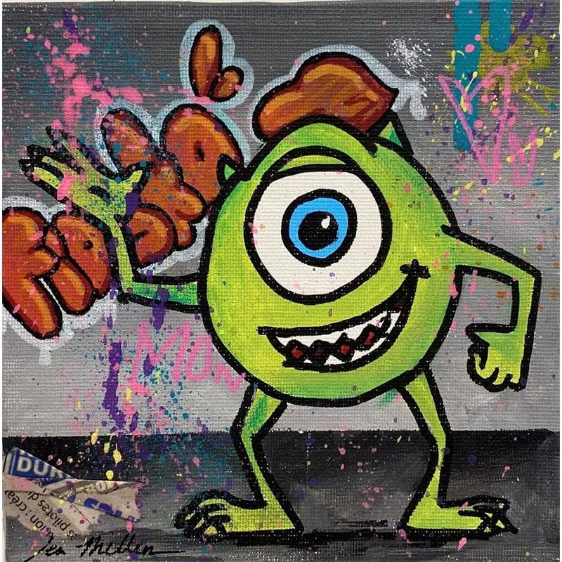 Gemälde Monster Inc von Miller Jen  | Gemälde Street art Pop-Ikonen