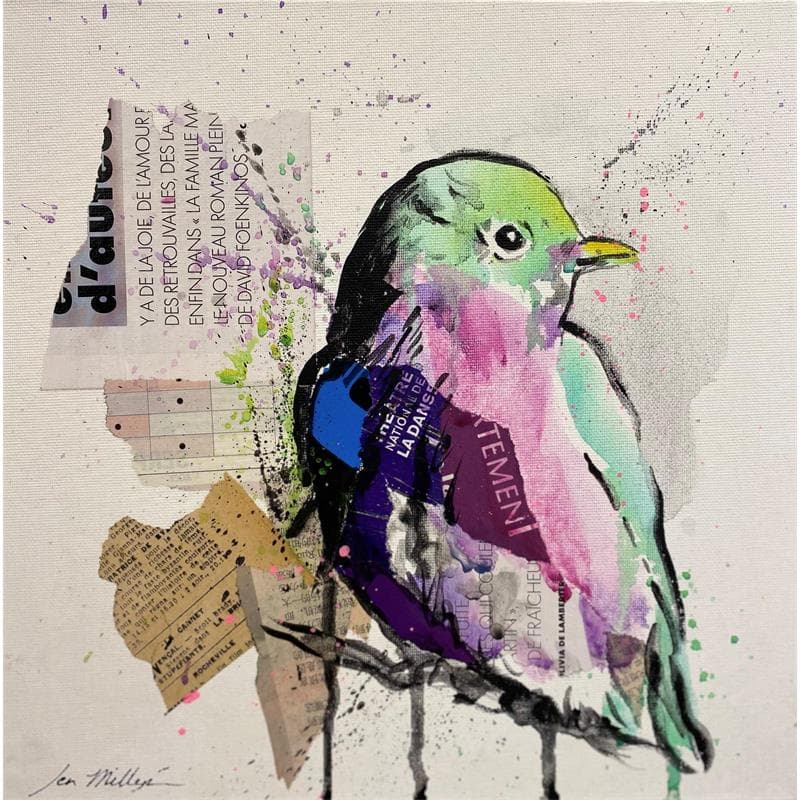 Gemälde Color Bird von Miller Jen  | Gemälde Tiere