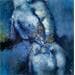 Gemälde Mosaïques bleutées von Muze | Gemälde Figurativ Akt Öl