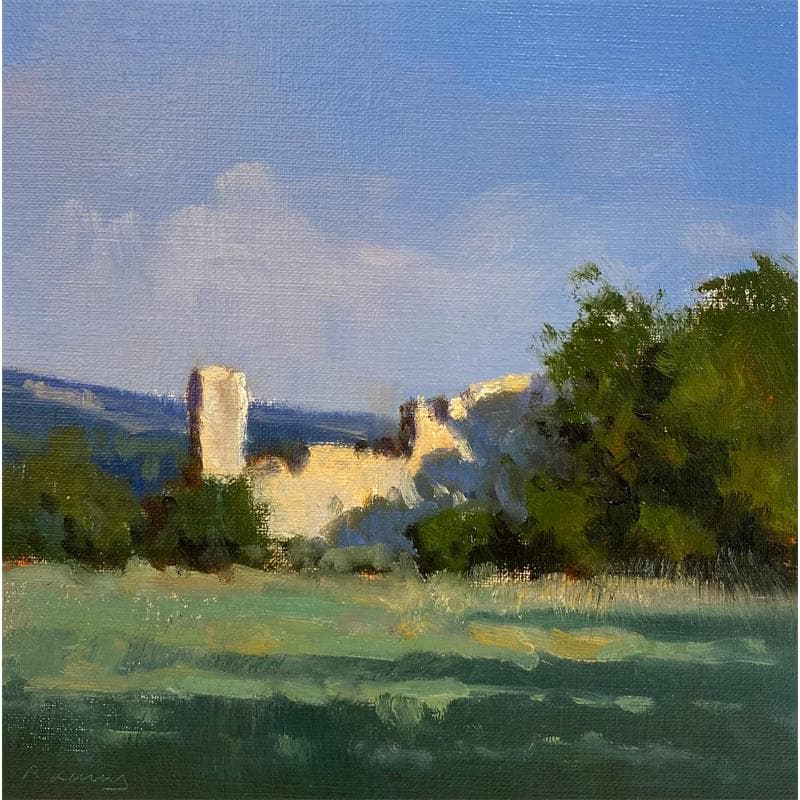 Painting Ruine vers Ribiers by Giroud Pascal | Painting Oil