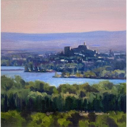 Painting Avignon by Giroud Pascal | Painting  Oil
