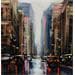 Painting CITY 8 by Castellon Richell | Painting Figurative