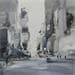 Painting Délivrance by Poumelin Richard | Painting Figurative Urban Oil