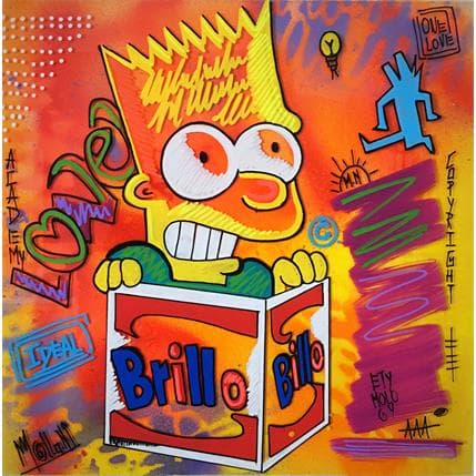 Painting Bart by Molla Nathalie  | Painting Pop icons