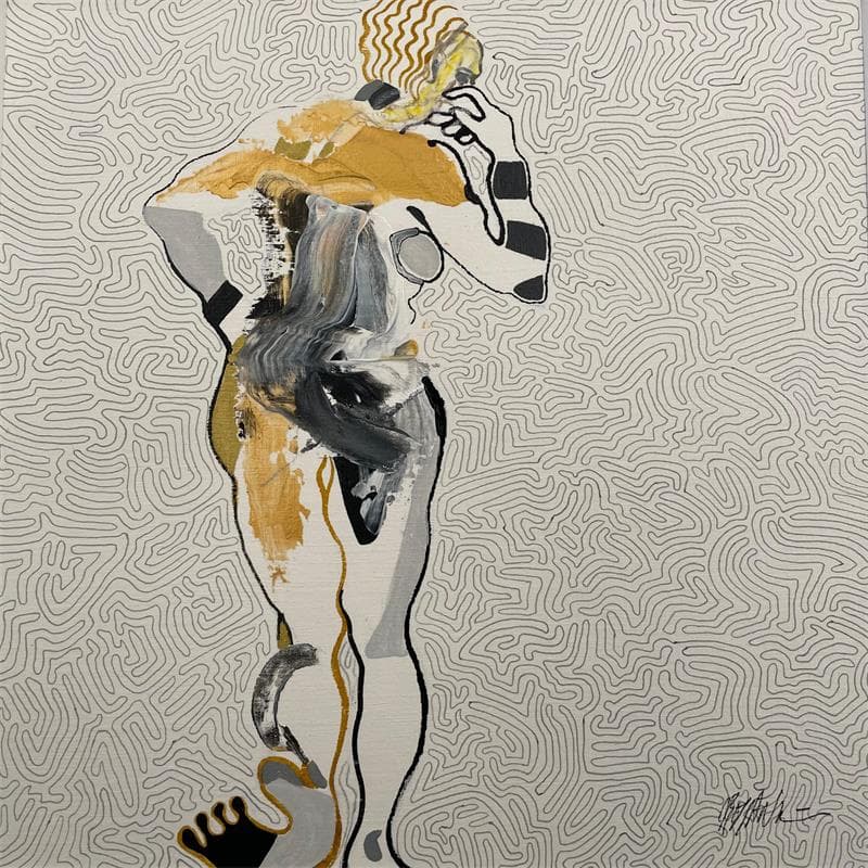 Painting 2404 by Cressanne | Painting Figurative Nude Acrylic