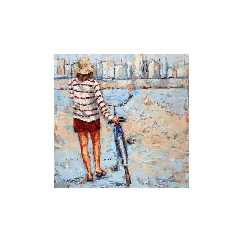 Painting Paseo tranquilo by Escobar Francesca | Painting Acrylic