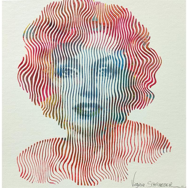 Painting New Marylin in my heart by Schroeder Virginie | Painting Pop art Pop icons Mixed