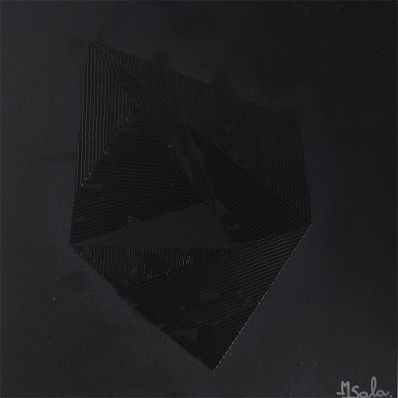 Peinture Diamant par Sala Michèle | Tableau Abstrait Acrylique minimaliste