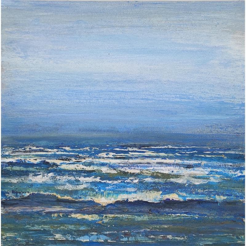 Painting En mer by Rocco Sophie | Painting Raw art Mixed Acrylic Marine