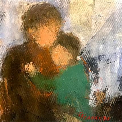 Painting Love 2 by Fernando | Painting Figurative Oil Life style
