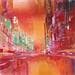 Painting Hot summer by Levesque Emmanuelle | Painting Abstract Oil Urban