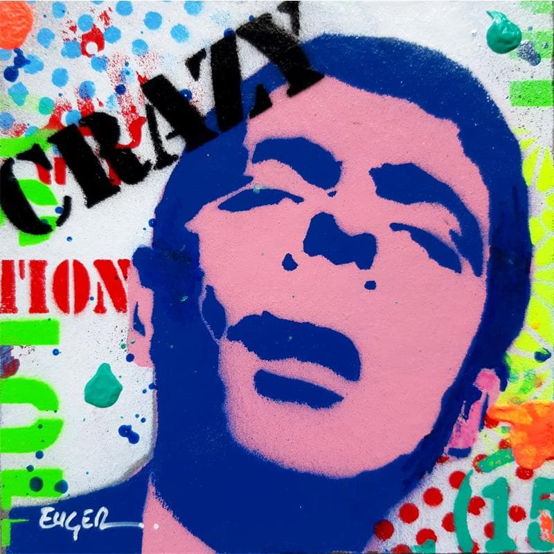 Painting Crazy Bean by Euger Philippe | Painting Pop art Graffiti Pop icons